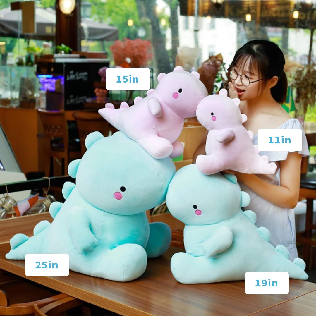 Norvo | Tato & Tate The Dino Lover Kawaii Plysjdyrene