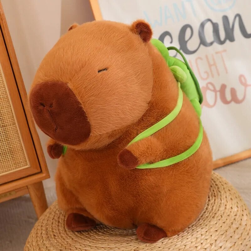 Norvo | De bedårende capybara turtle ryggsekk plushies