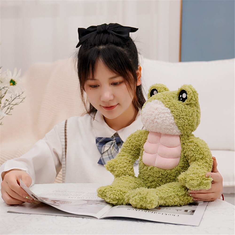 Norvo | The Dench Muscle Frog Plushie