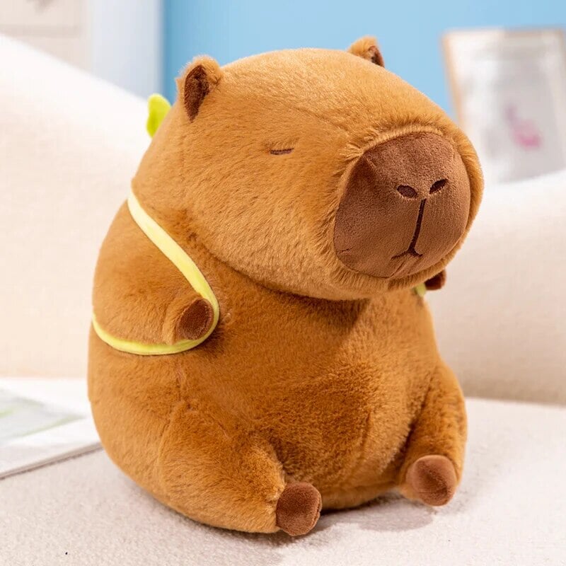 Norvo | Den Kawaii Capybara med Mini Avocado Rygsekk Plushie