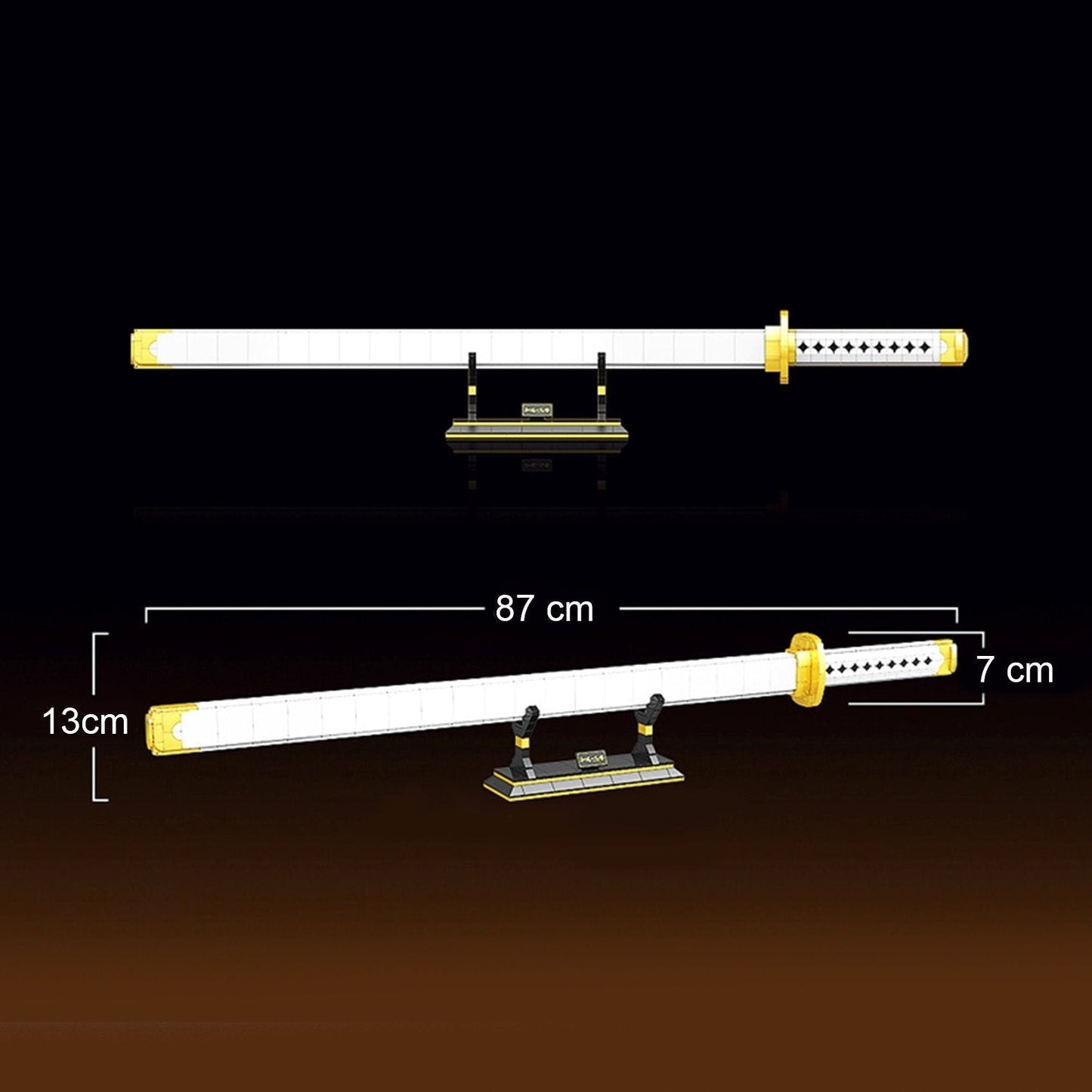 Norvo | Wado Great Grade White Katana Sverd Byggesteiner