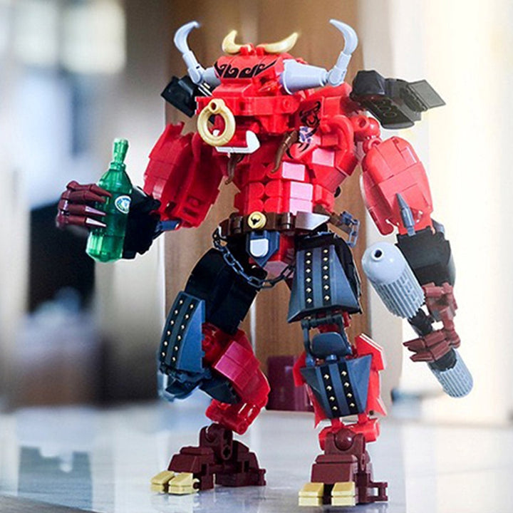 Norvo | Wukong Ape Okse Svin Mecha Krigere Byggetegn