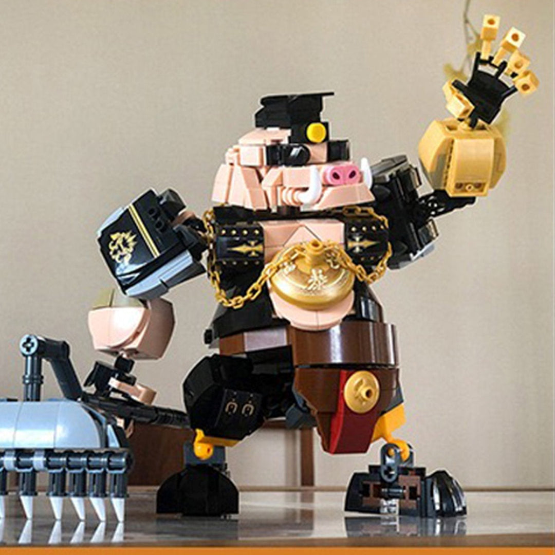 Norvo | Wukong Ape Okse Svin Mecha Krigere Byggetegn