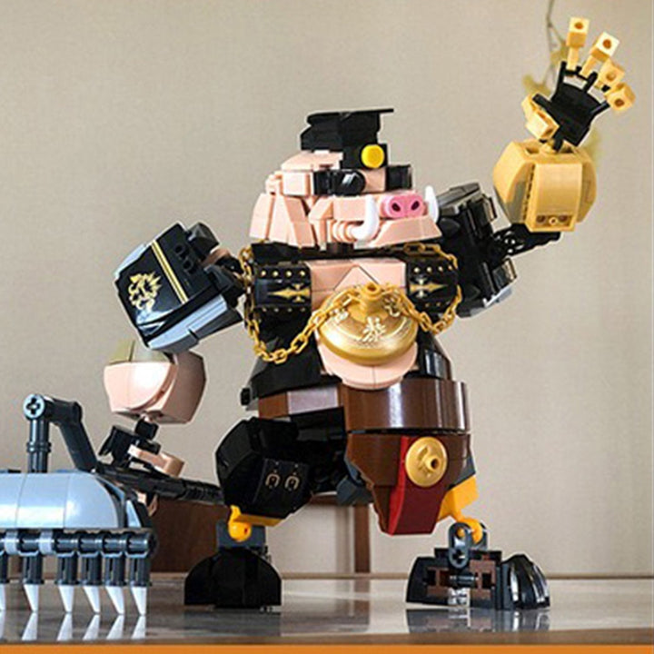 Norvo | Wukong Ape Okse Svin Mecha Krigere Byggetegn