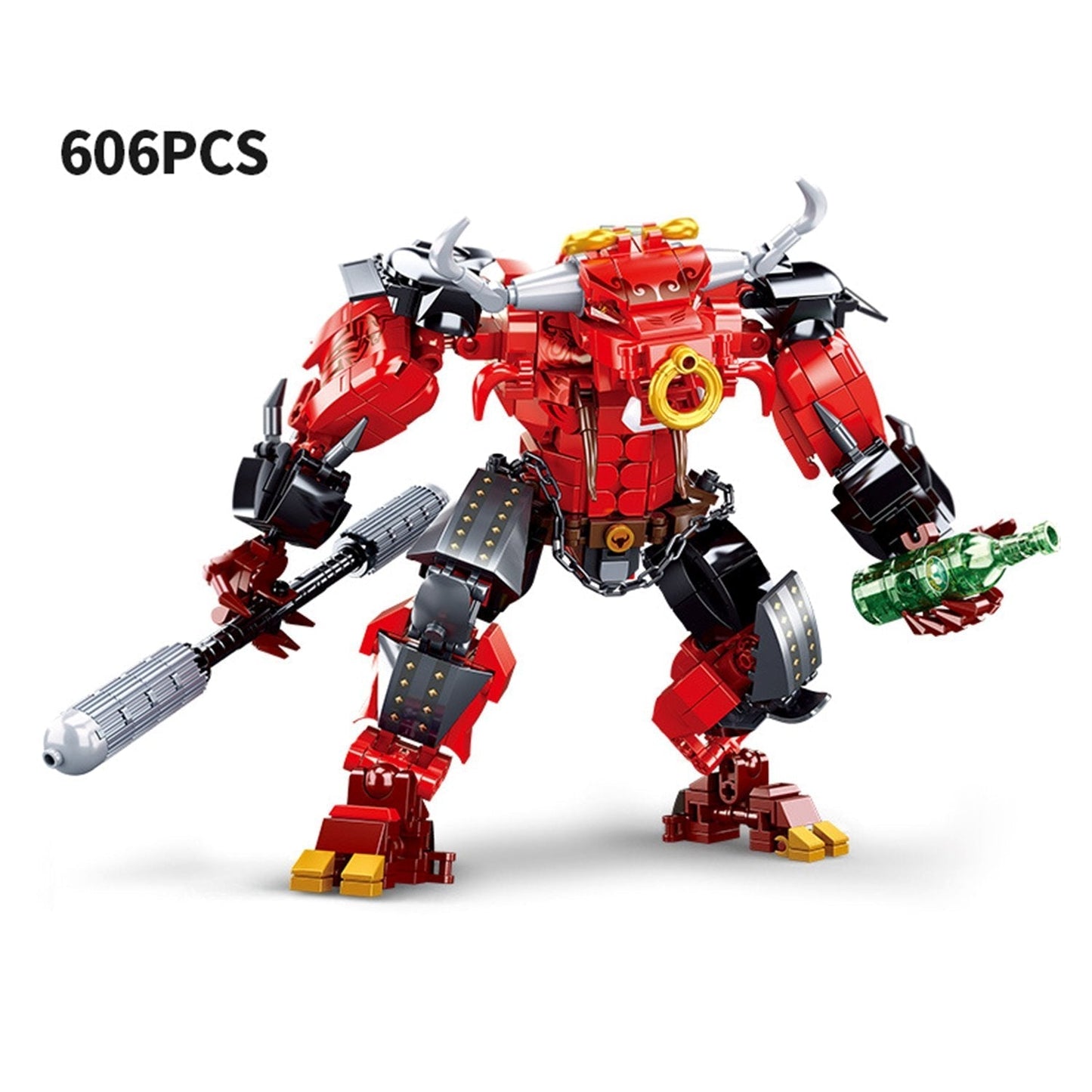 Norvo | Wukong Ape Okse Svin Mecha Krigere Byggetegn