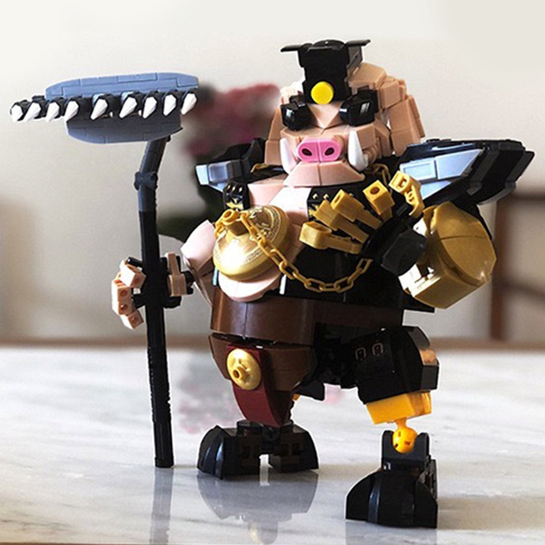 Norvo | Wukong Ape Okse Svin Mecha Krigere Byggetegn