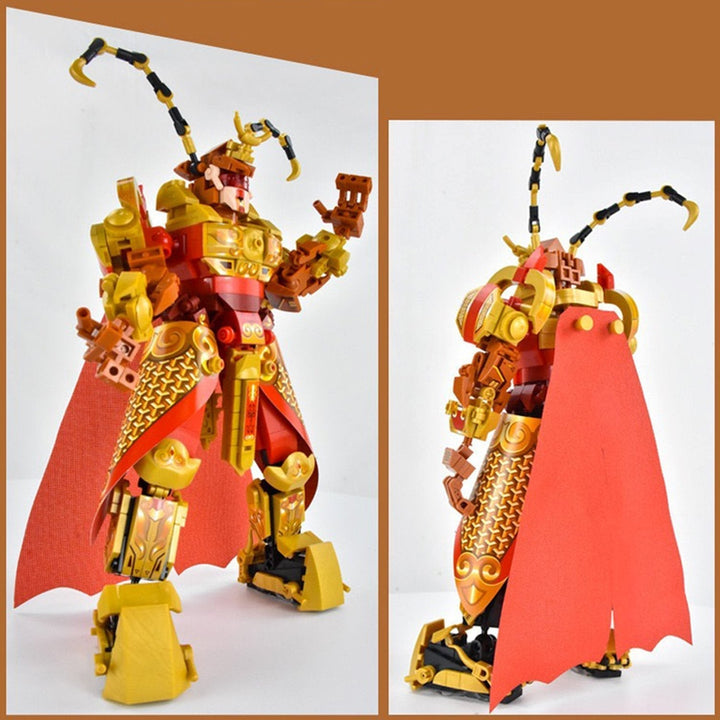 Norvo | Wukong Ape Okse Svin Mecha Krigere Byggetegn