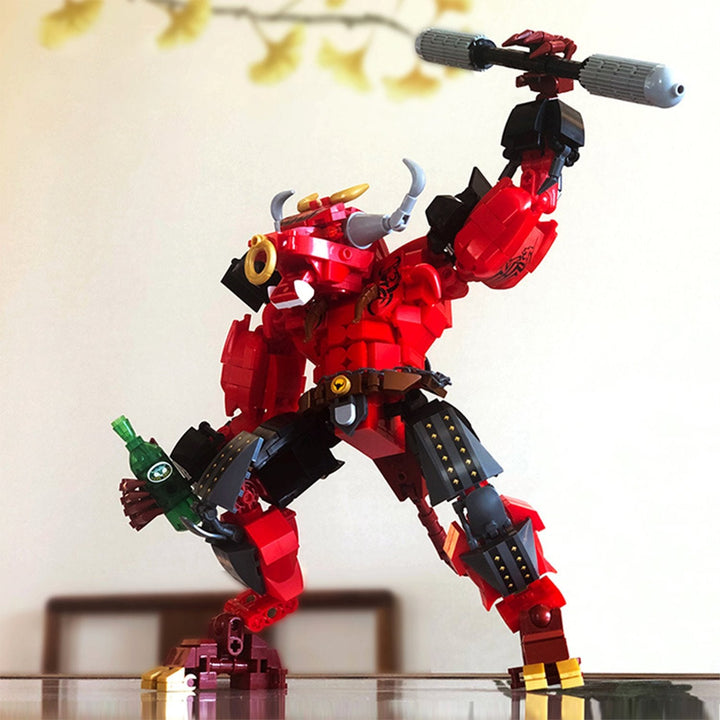 Norvo | Wukong Ape Okse Svin Mecha Krigere Byggetegn