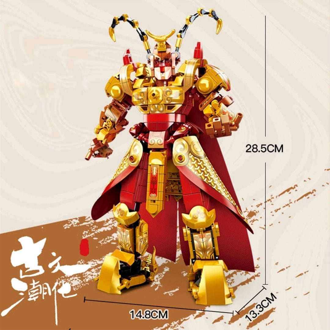 Norvo | Wukong Ape Okse Svin Mecha Krigere Byggetegn