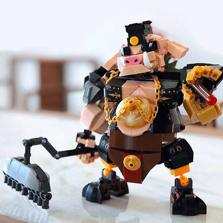 Norvo | Wukong Ape Okse Svin Mecha Krigere Byggetegn