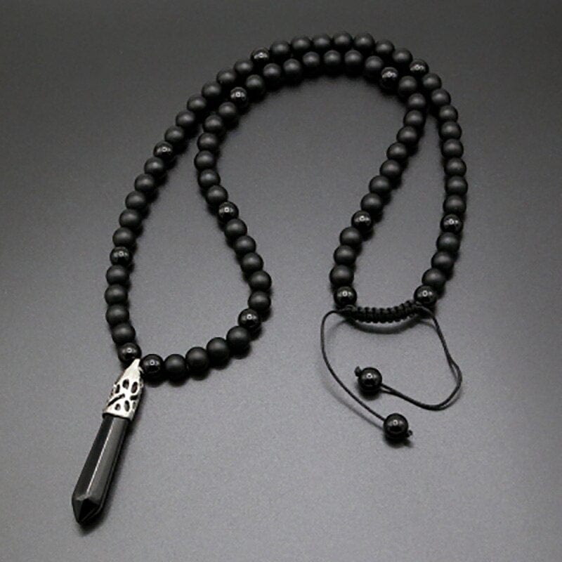 Selene Onyx Mala Halskjede - En Touch av Eleganse Norvo
