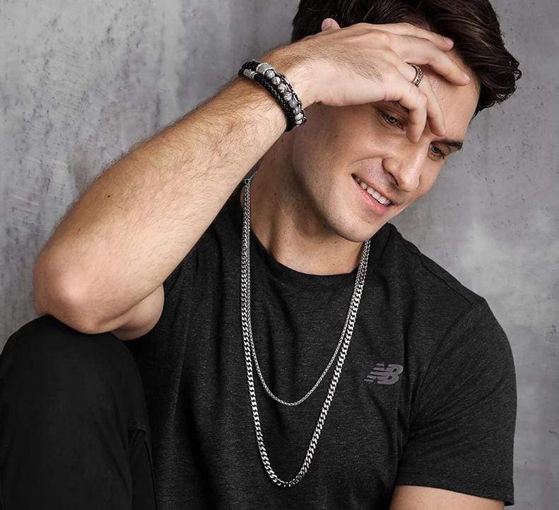 Tiger Eye Beadet Armbånd for Menn "Krigeren" - Asher Norvo