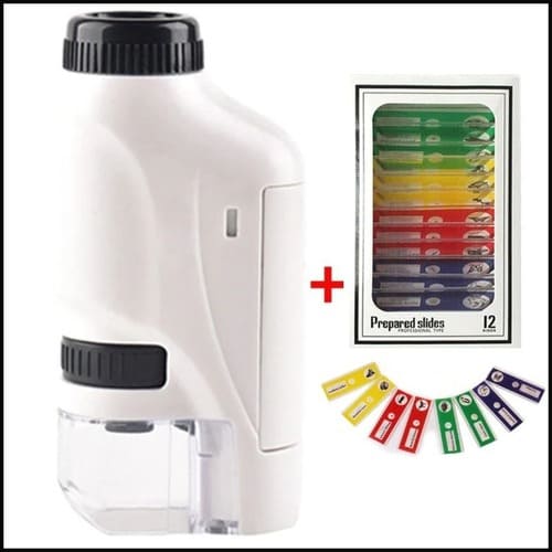 Norvo | KiddyScope™ Bærbar Lommimikroskop med Justerbar 60-120x zoom