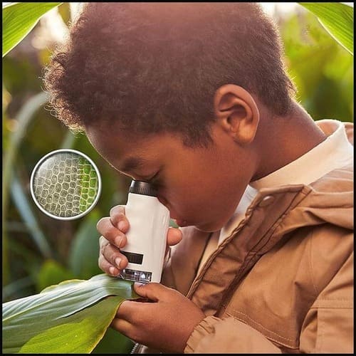 Norvo | KiddyScope™ Bærbar Lommimikroskop med Justerbar 60-120x zoom