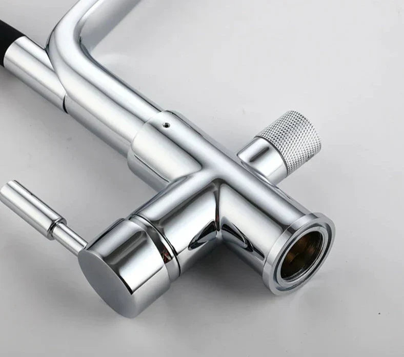 Frendorf | Kjøkkenkran med dobbel utgang og vannfiltrering - PureFlow Duo