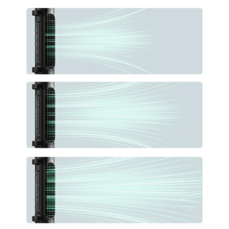 Norvo | Bærbar USB bilsete vifte med justerbar hodepute stropp