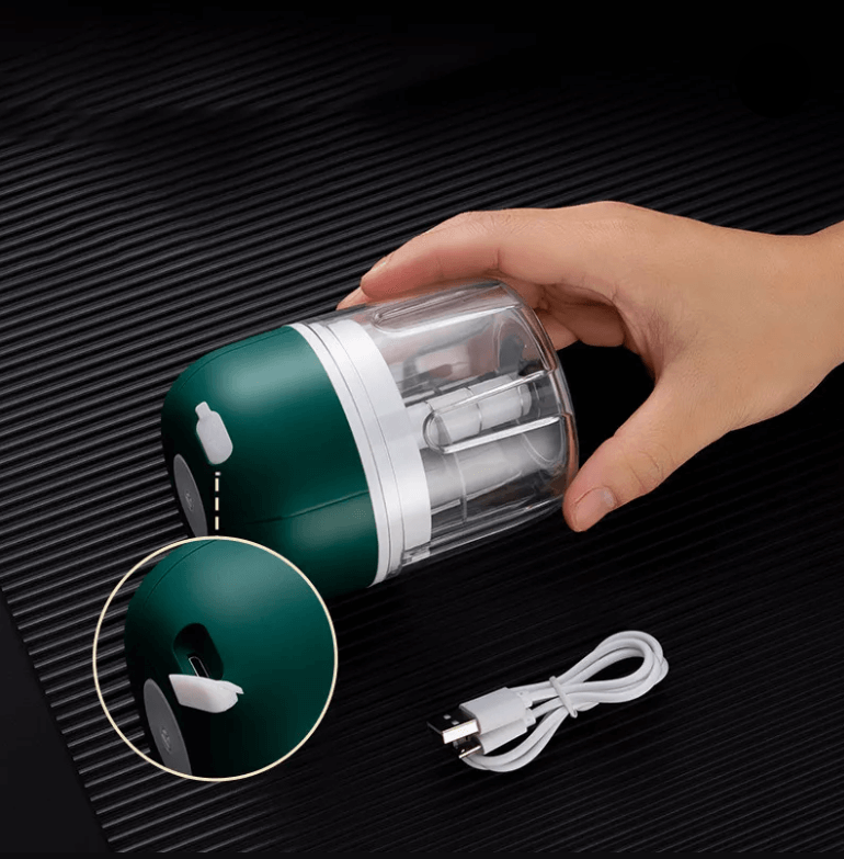 Norvo | ChopEase Elektrisk Hvitløkspresse – USB Oppladbar – Kompakt & Kraftig – 250ml