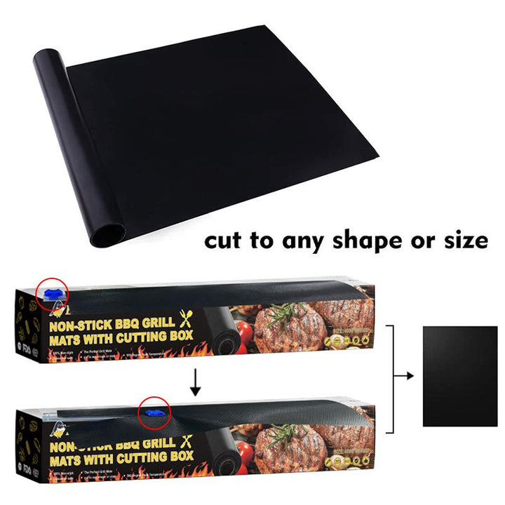 Norvo | Non-stick BBQ grillmatte med skjæringsboks