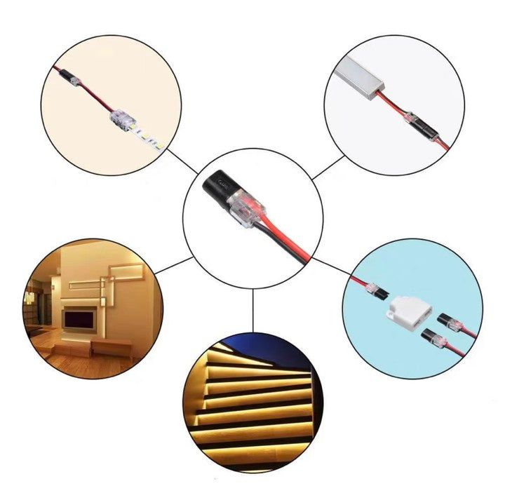 Norvo | Dobbeltråd Push-in-kontakt med låsespenne