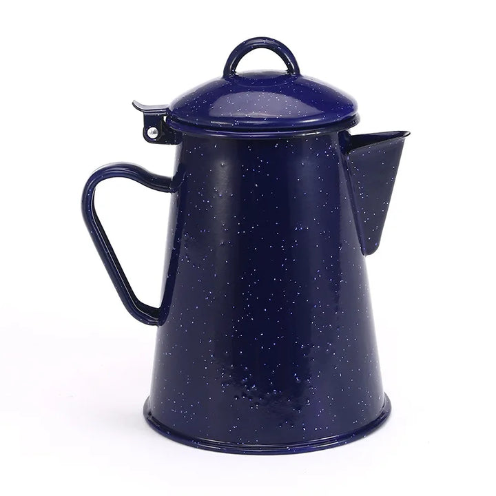 Stor kapasitet emaljert håndtak kjele for kaffe te vann emaljekjele | Norvo