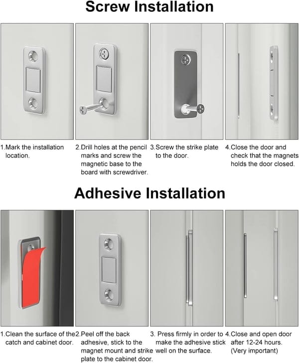 Norvo | Latchnshut – Ultra-slank magnetisk dørfangst for stille lukking