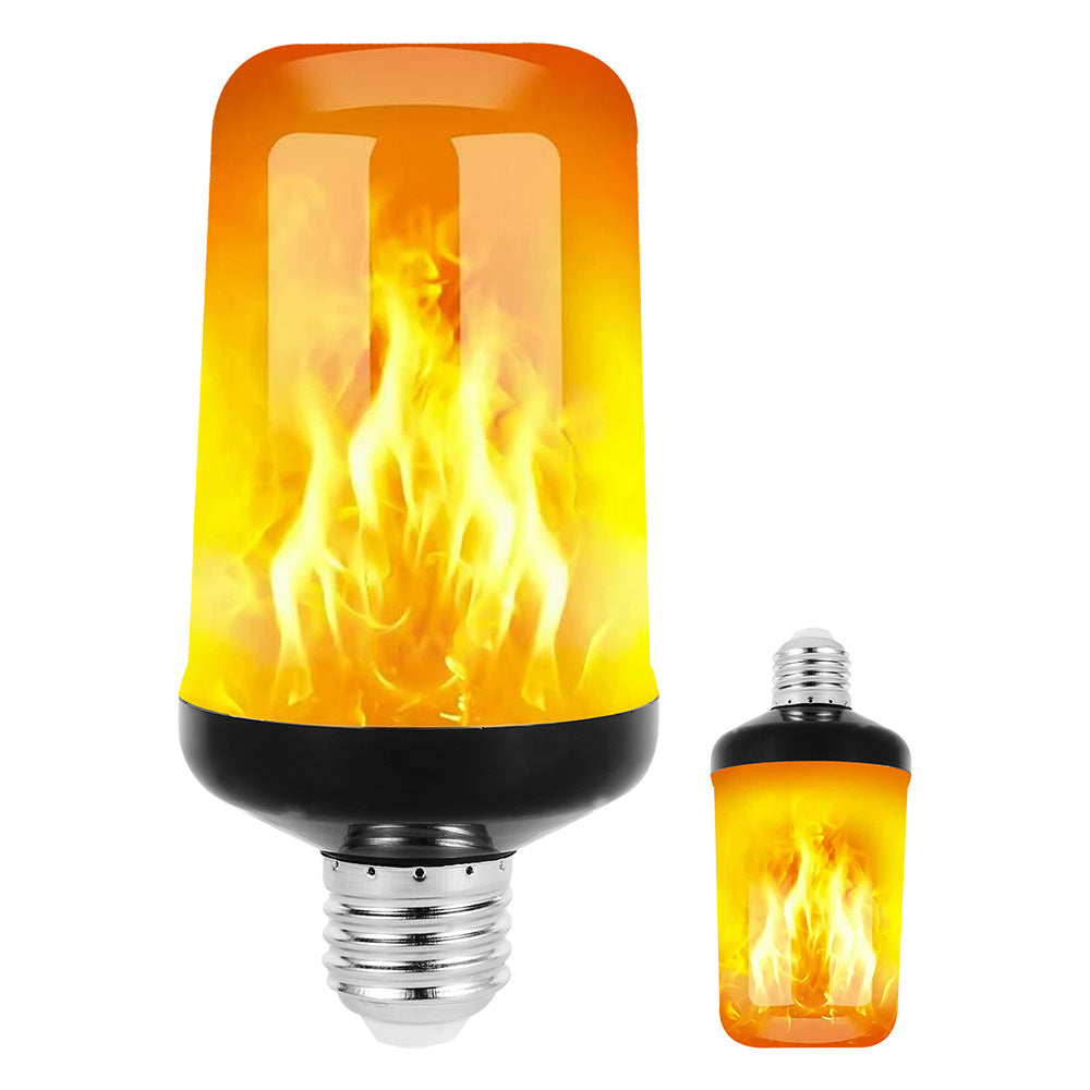 Norvo | LED-Flammenlampe | 4 Feuermodi mit Flammeneffekt | Warmweiß