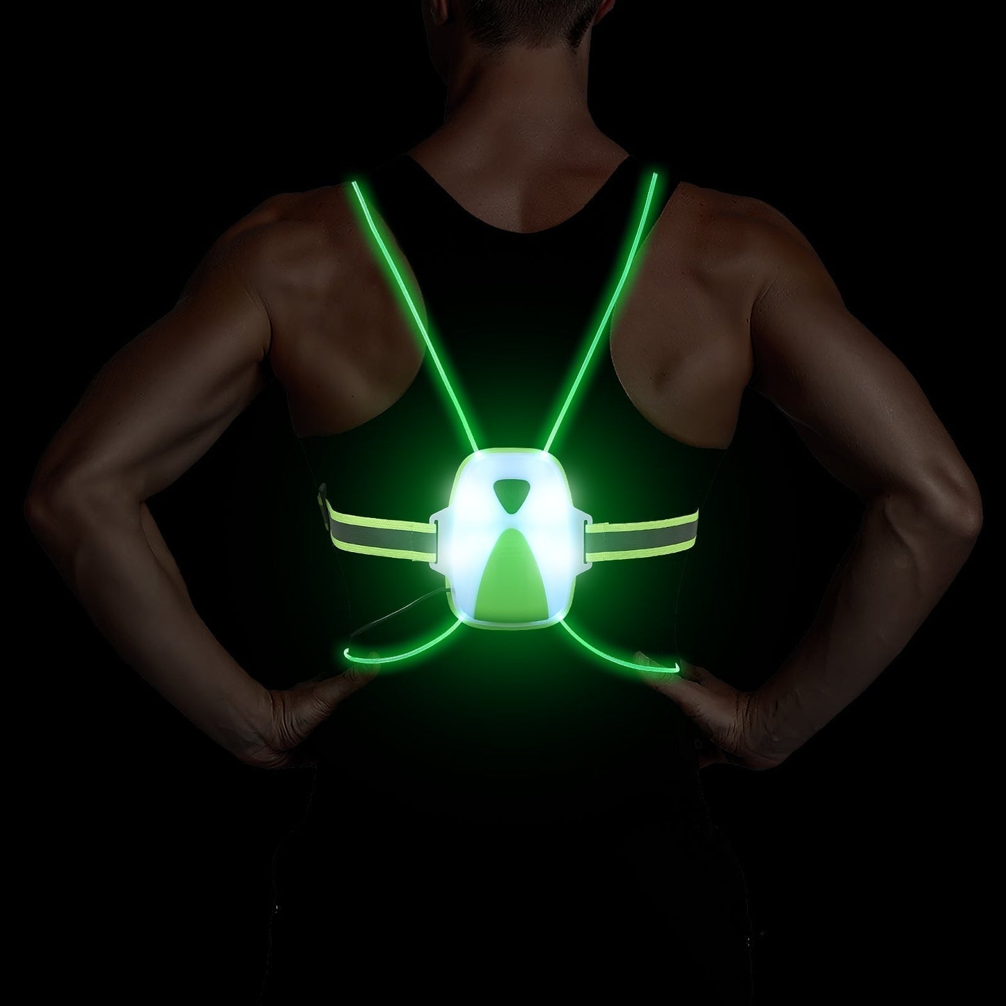 Norvo | LED Sikkerhetsvest for Løping - ReflectSafe