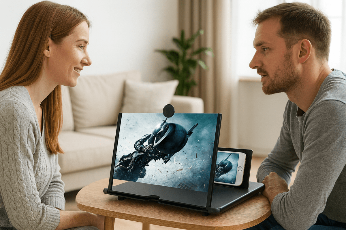 Norvo | LENSIFY – HD Skjermforstørrer for å Forstørre Telefon Skjermen