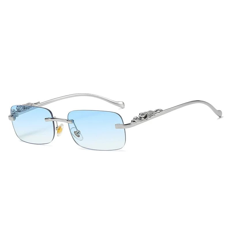 Norvo | LEOPARDVIEW – Stilfulle Rimless Solbriller med UV400 Beskyttelse