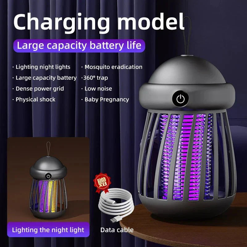 Norvo | SilentZap – Stille UV myggdreperlampe for innendørs og utendørs bruk