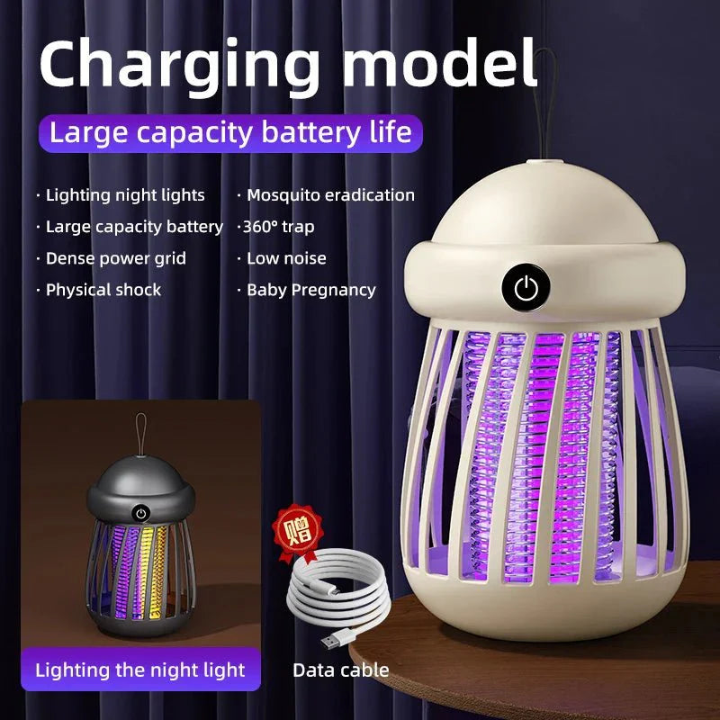 Norvo | SilentZap – Stille UV myggdreperlampe for innendørs og utendørs bruk