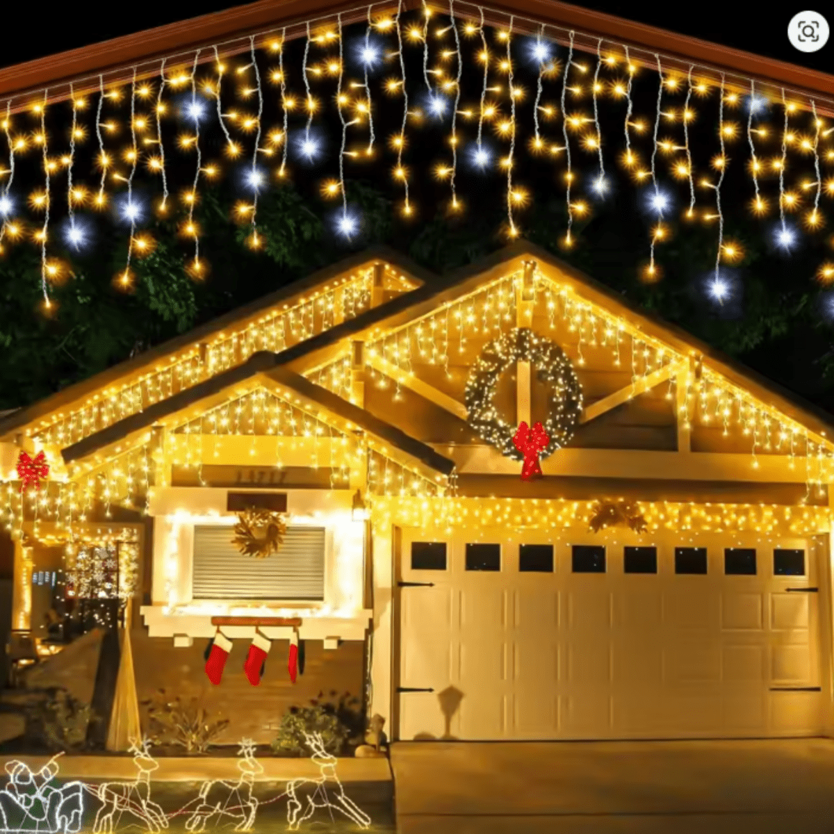 Norvo | LUMICURTAIN – LED Hagegardiner for Funklende Ute Stemning