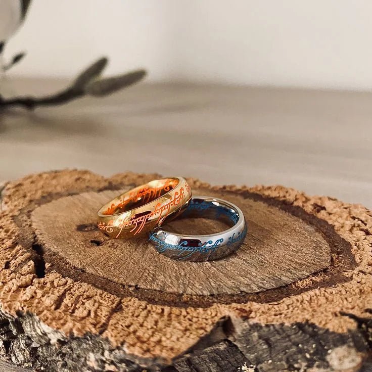 Norvo | Luminous Engraved Ring – Glow-in-the-Dark Jewelry for Positivity & Happiness