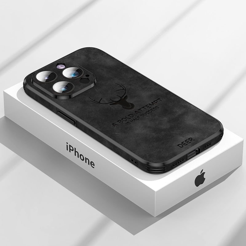 Norvo | LUXIGUARD LEATHER – Luksuriøs iPhone-deksel med støtsikring