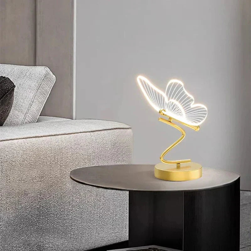Norvo | Luksus Sommerfugl LED Bordlampe - ButterflyLuxe
