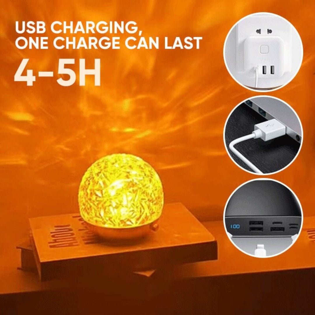 Norvo | Magiske Bølger | Dynamisk Vannbølgeprojeksjonsstemningslampe