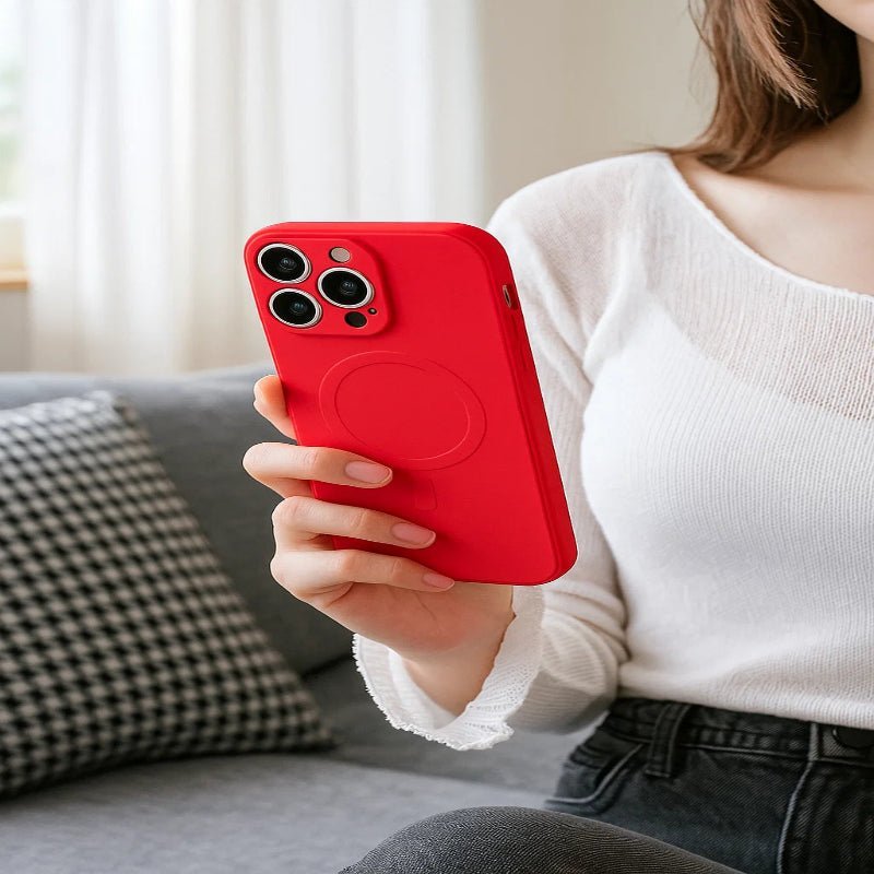 Norvo | MAGNASOFT – Magnetisk myk silikonveske for iPhone 17 serie