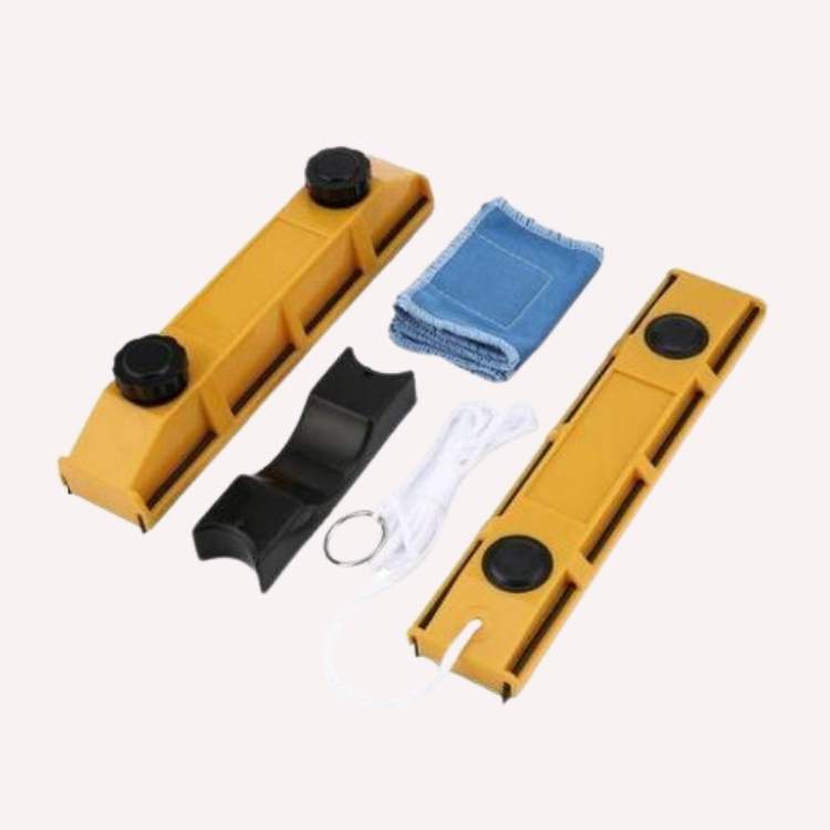 Norvo | Magnetisk Dobbeltsidig Vindusrenser | Trygg, Holdbar & Ideell for Hjem, Kontor & Leilighetsbruk