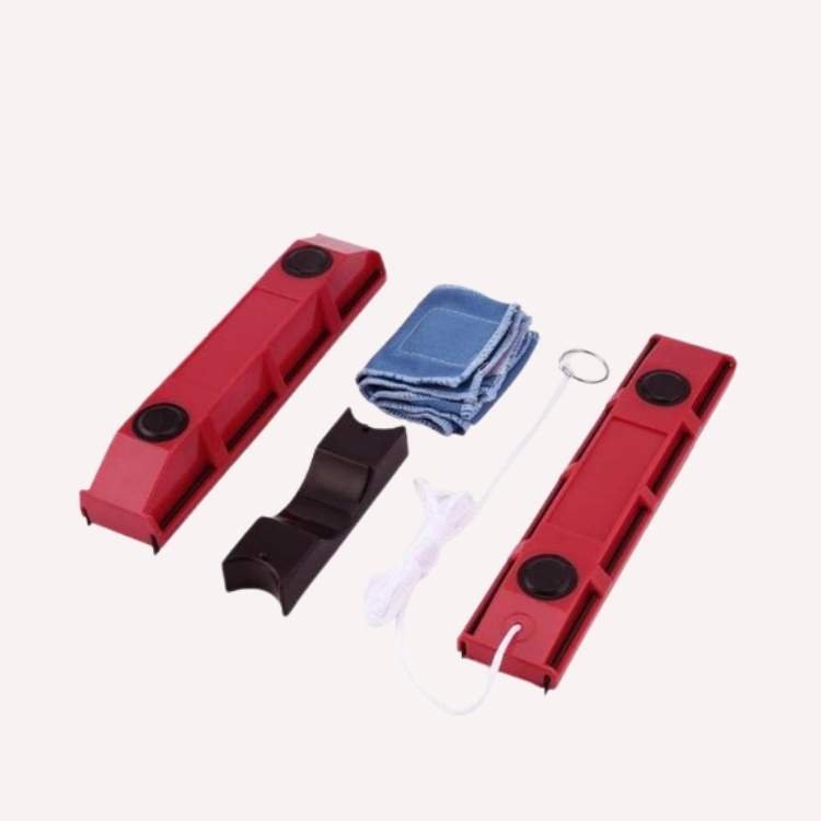 Norvo | Magnetisk Dobbeltsidig Vindusrenser | Trygg, Holdbar & Ideell for Hjem, Kontor & Leilighetsbruk