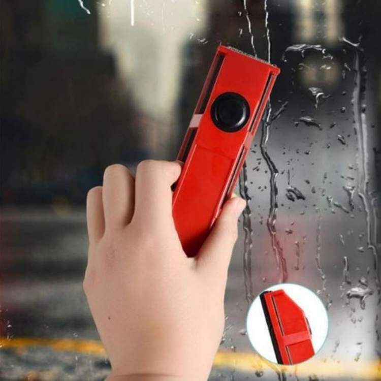 Norvo | Magnetisk Dobbeltsidig Vindusrenser | Trygg, Holdbar & Ideell for Hjem, Kontor & Leilighetsbruk