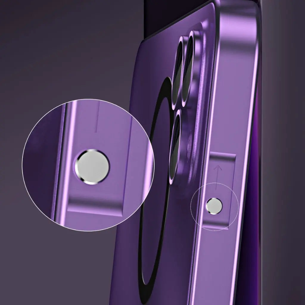 Norvo | Magnetisk Metall Etui | Slank Beskyttelse for iPhone