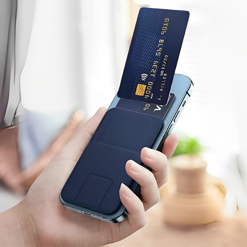 Norvo | Magsafe-lommebok med telefonstativ for iPhone