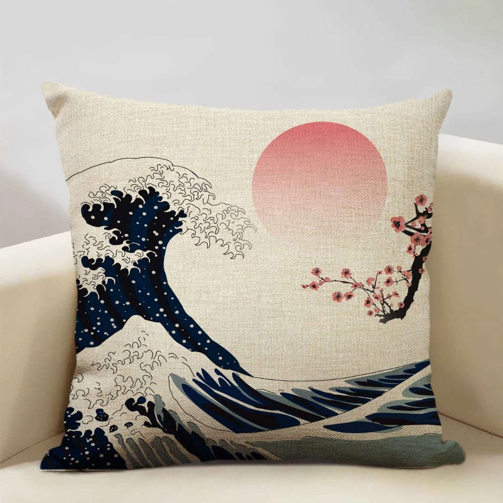 Norvo | BeauRêve Putetrekk med Mount Fuji - Japansk Stil for Ethvert Rom