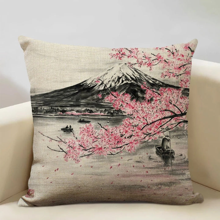 Norvo | BeauRêve Putetrekk med Mount Fuji - Japansk Stil for Ethvert Rom