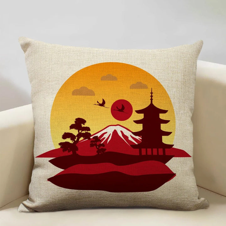 Norvo | BeauRêve Putetrekk med Mount Fuji - Japansk Stil for Ethvert Rom