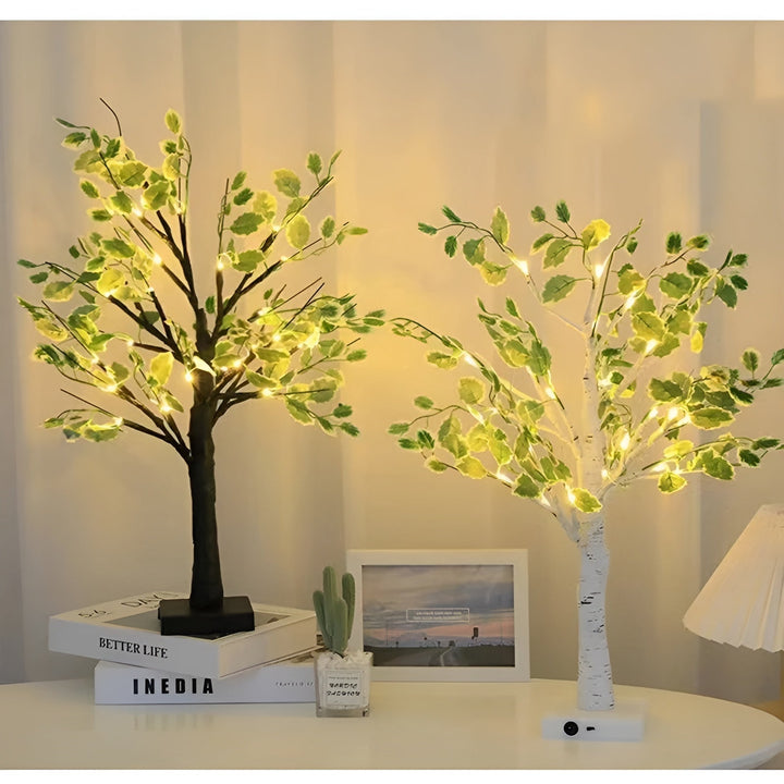 Norvo | Magisk BrightTree Bordlampe – Elegant Treedesign med Varm LED-belysning