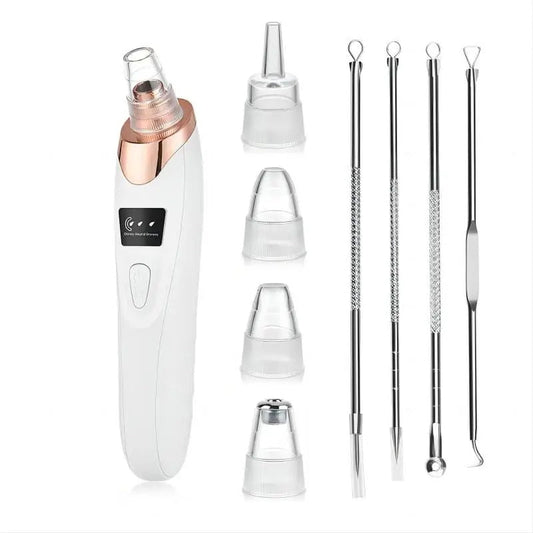 Norvo | Blackhead Remover Vacuum Pore Cleaner | Justerbart sug, multifunksjonelt verktøy for dyp rensing og aknebehandling hjemme