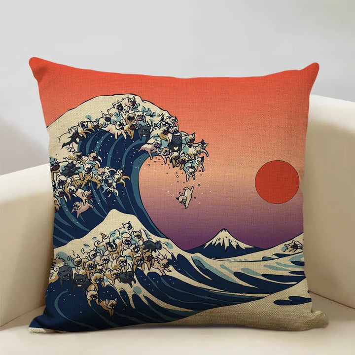 Norvo | BeauRêve Putetrekk med Mount Fuji - Japansk Stil for Ethvert Rom