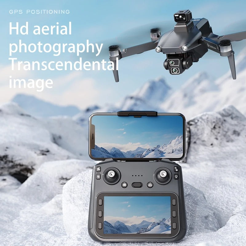 Norvo | 8K Ultra HD Drone med GPS | Avansert stabilisering & 1,5 km kontrollrekkevidde for luftfotografi og eventyrfilming