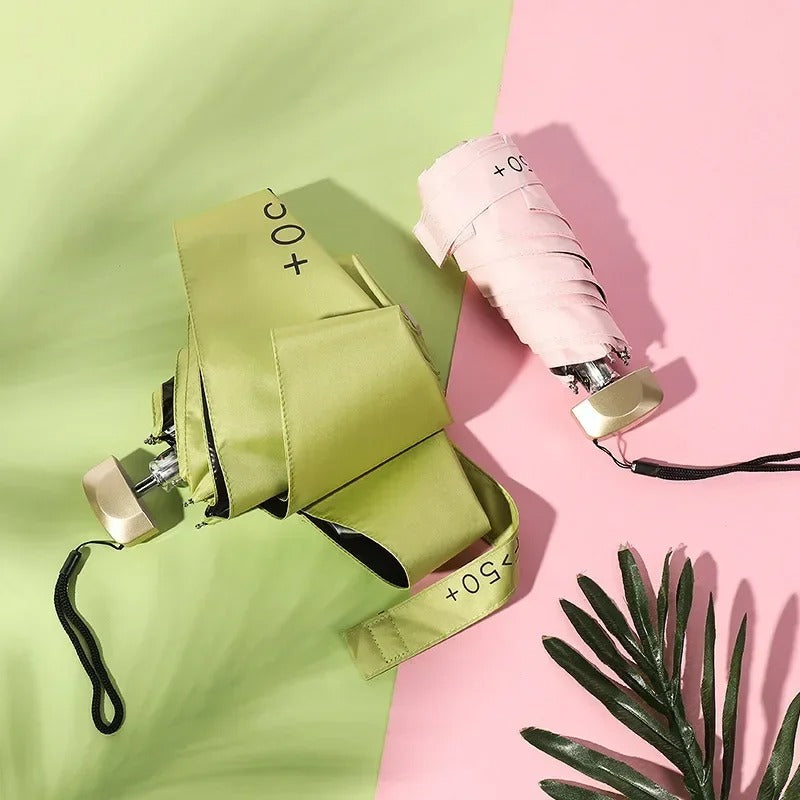 Norvo | Sammenleggbar Mini Paraply Solara – Kompakt, UV beskyttelse & Vindmotstandsdyktig